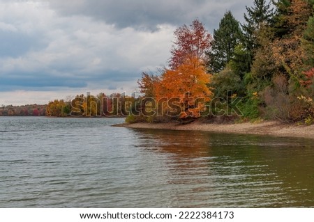 Colorful Peninsula, Lake Marburg, Codorus State Park, PA USA, Hanover, Pennsylvania