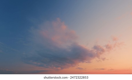 Colorful Pink Clouds In Sky At Sunrise Or Sunset. Dramatic Sunset Cloudscape. Beautiful Sky Background. - Powered by Shutterstock