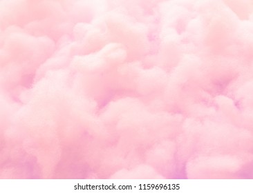 Colorful pink fluffy cotton candy background, soft color sweet candyfloss, abstract blurred dessert texture - Shutterstock ID 1159696135