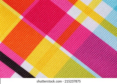 Colorful plaid pattern background - Shutterstock ID 215237875