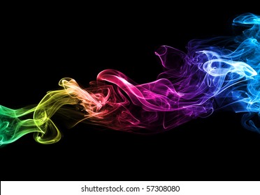 Colorful Rainbow Smoke