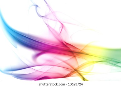 Colorful Rainbow Smoke Background