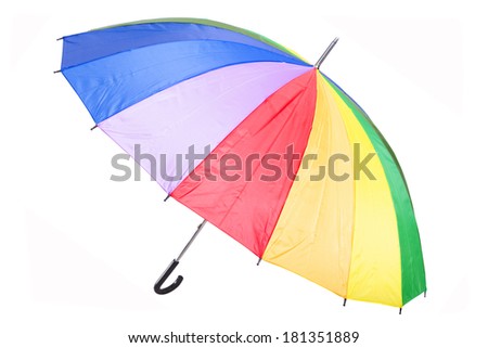 Similar – Image, Stock Photo Rainbow Parasol