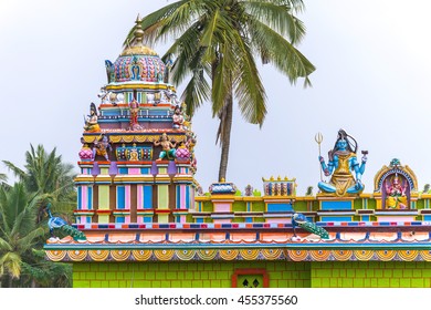 Colorful Roof Small Hindu Temple India Stock Photo 455375560 | Shutterstock