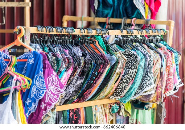 Colorful Sarongs On Sale Market Ubud Stock Photo (Edit Now) 662406640