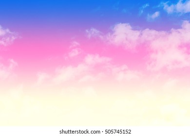 Sky Cloud Background Pastel Colored Stock Photo 1587313588 