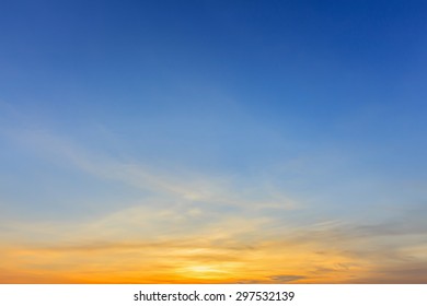 Colorful sky during sunset - Shutterstock ID 297532139
