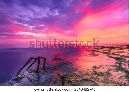 Colorful sky, photo of nature