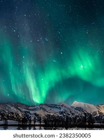 Colorful Sky Time Lapse Photo of Northern Lights