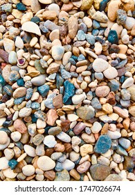 Colorful Small Stones Sea Pebbles Background