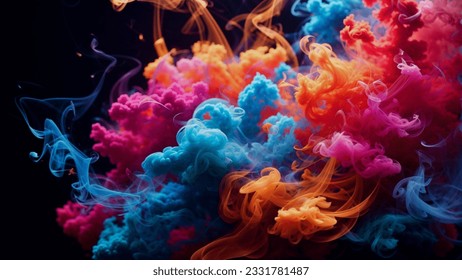 Colorful smoke background, abstract background for presentations  - Powered by Shutterstock