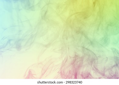 Colorful of smoke on background. - Shutterstock ID 298323740