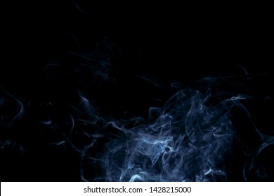 Colorful Smoke On Dark Background