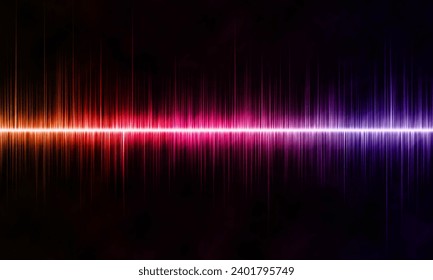 Colorful sound wave. Voice, audio energy concept, background