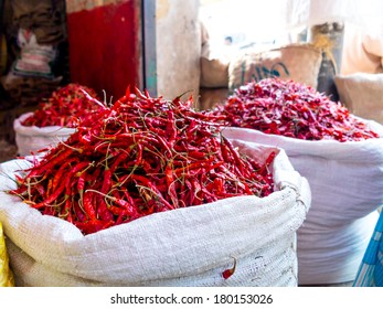 Colorful Spice Market In Old Dhaka, Bangladesh