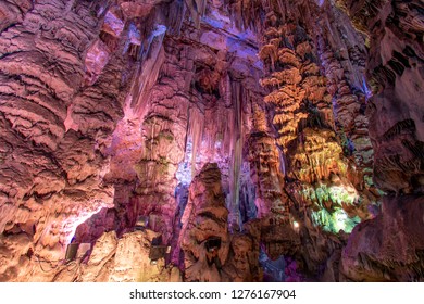 Colorful St. Michaels Cave Gibraltar