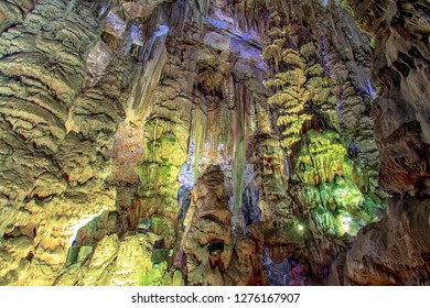 Colorful St. Michaels Cave Gibraltar