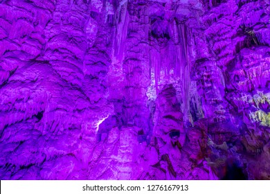 Colorful St. Michaels Cave Gibraltar