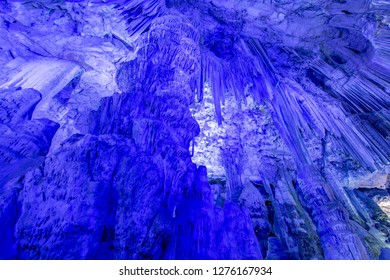 Colorful St. Michaels Cave Gibraltar