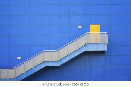 Colorful Stair Case To Success