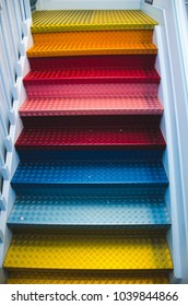 Colorful Stairs In Amsterdam