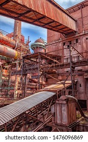 Colorful Steel Industry Plant And Environment