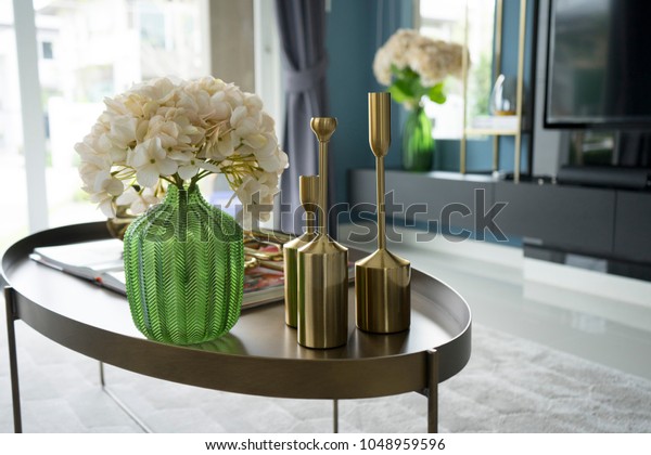 Colorful Stylish Living Room Flower Vase Stock Photo Edit Now