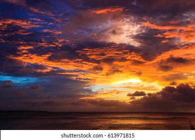 Colorful sunset.