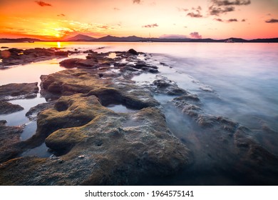 A Colorful Sunset In Dunk Island