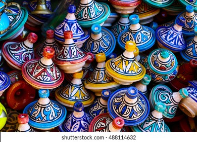 Colorful Tagine -ceramic Tajine Dish. Taine.