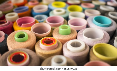 Colorful Tangles of thread
