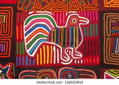 Colorful Textile Called Mola