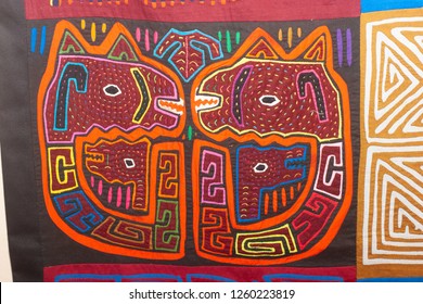 Colorful Textile Called Mola