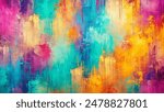 Colorful Texture Paint Background Creative Asbtract Art Concrete Wallpaper