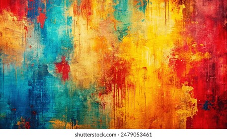 Colorful Texture Paint Background Creative Asbtract Art Concrete Wallpaper - Powered by Shutterstock