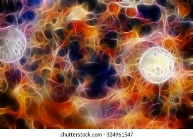 Colorful texture for processing and blurred background