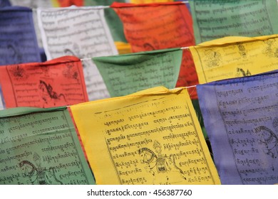 Colorful Tibetan Flags