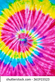 Rainbow Spiral Tie Dye Pattern Background Stock Photo 361892330 ...