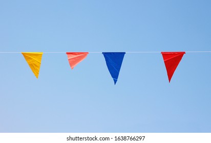 small triangle flags