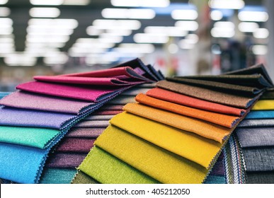 Colorful Upholstery Fabric Samples