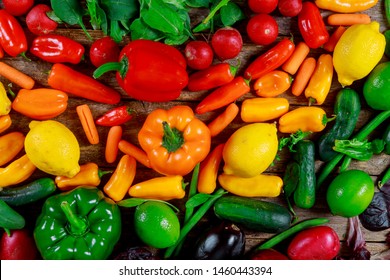 Colorful vegetables, fresh organic farm food concept.