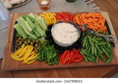 Colorful Veggie Tray For Party