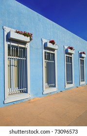 Colorful Wall Of A Building In Venice Beach, California.