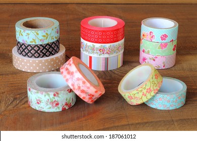 Colorful washi tapes - Powered by Shutterstock