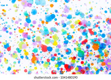 Acrylic Paint Splatters Spots Background Stock Photo (Edit Now) 796343128