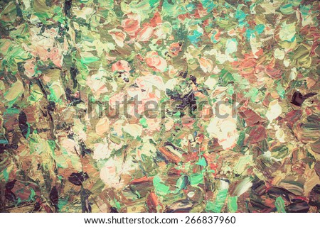 Colorful watercolor painting abstract flower texture, can be use as background or wallpaper in vintage color
