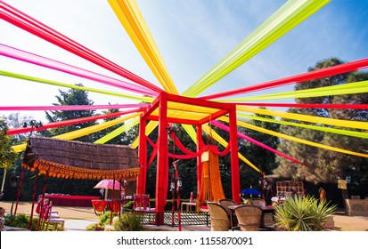 Indian Wedding Outdoor Decor Images Stock Photos Vectors Shutterstock