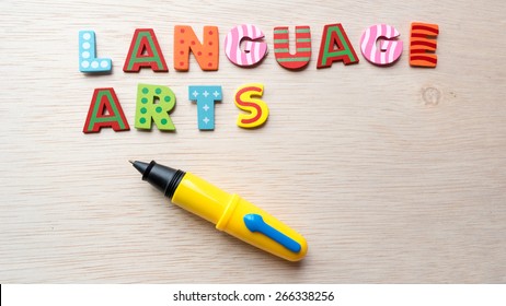Language Arts Images Stock Photos Vectors Shutterstock Our comprehensive english, language arts, and writing programs are designed to help all students achieve. https www shutterstock com image photo colorful wooden alphabet letter set cute 266338256