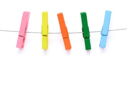 Colorful Wooden Clothespin