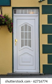 colorful wooden doors